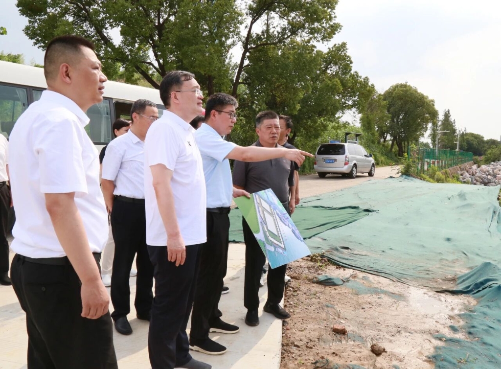 市人大常委會視察防汛減災工作